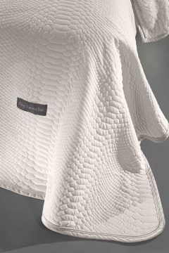 Μοντέρνα Κουβέρτα Μονόχρωμη Εκρού Guy Laroche Capsule Ivory