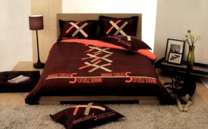 Σετ σεντόνια υπέρδιπλα PLUS 100% cotton satin, makis tselios