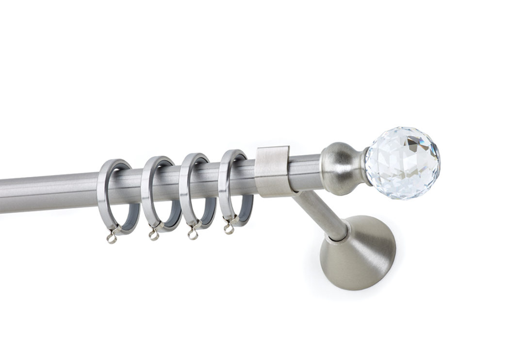 Ρομαντικά Κουρτινόξυλα με Swarovski