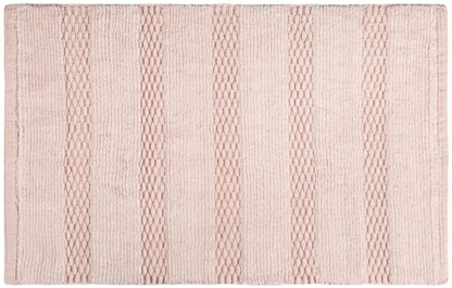 Πατάκι Μπάνιου Rocco Old Pink της Guy Laroche 100% βαμβάκι ροζ παστέλ με ανάγλυφο σχέδιο