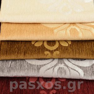 Βελουτέ (ύφασμα, λεπτομέρεια από δειγματολόγιο, πέλος με σχέδιο)