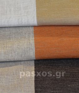 Λινό (ύφασμα, με σχέδιο, δείγμα, ενδεικτικό)