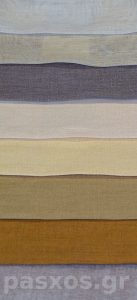 Λινό (ύφασμα, χωρίς σχέδιο, δειγματολόγιο χρωμάτων)