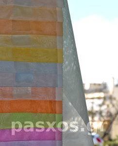 Οργάντζα (ύφασμα, οργαντίνα, δείγματα διαφάνειας, χωρίς σχέδιο)