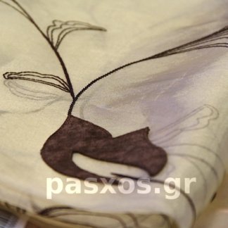 Οργάντζα (ύφασμα, οργαντίνα, με κέντημα, δείγμα ΠΑΣΧΟΣ)