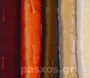 Οργάντζα μεταξωτή (ύφασμα, οργαντίνα, δείγματα ΠΑΣΧΟΣ)