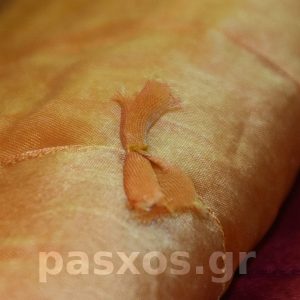 Οργάντζα μεταξωτή (ύφασμα, οργαντίνα, λεπτομέρεια)