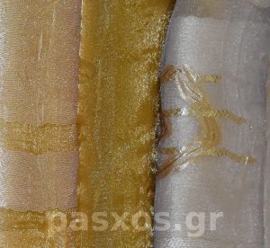 Οργάντζα τσαλακωτή (ύφασμα, οργαντίνα, δείγματα ΠΑΣΧΟΣ)