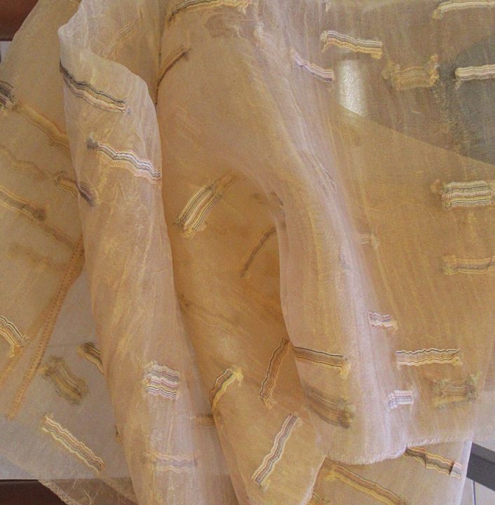 Ύφασμα Οργαντίνα Διάφανη Μπεζ 14080