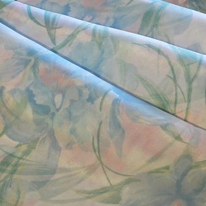 Λαμπερό Floral Ύφασμα