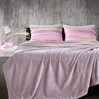 Μωβ Κουβέρτα Guy Laroche Rombus