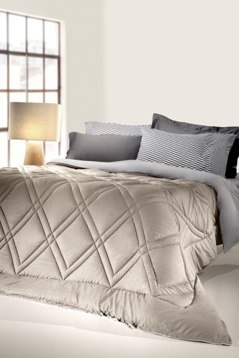 Μπεζ Καπιτονέ Πάπλωμα Guy Laroche Lava Natural