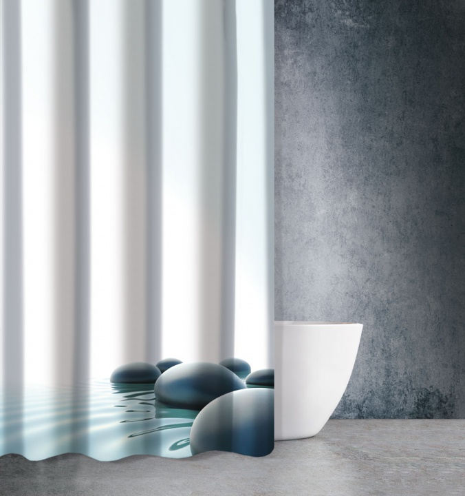 Κουρτίνες Μπάνιου Θεματικές - Θαλασσινό Τοπίο Pasxos