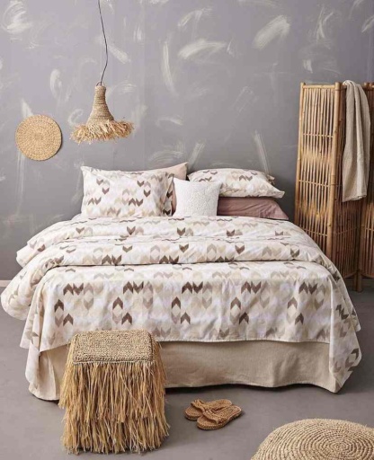 Palamaiki Σετ ημίδιπλα σεντόνια Slim Collection SC403. Από 70% βαμβάκι και 30% πολυεστέρα, 130 κλωστές.