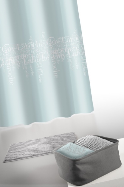 Κουρτίνα Μπάνιου Τιρκουάζ Guy Laroche Abbey Silver
