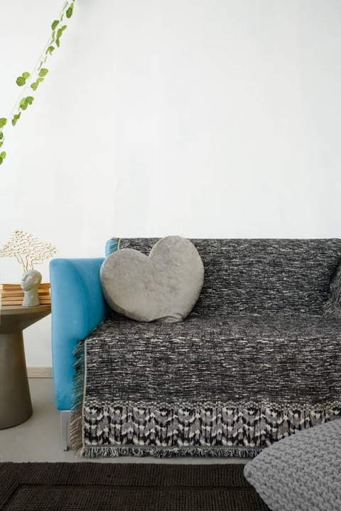 Ethnic Ασπρόμαυρο Ριχτάρι Siena Black Palamaiki