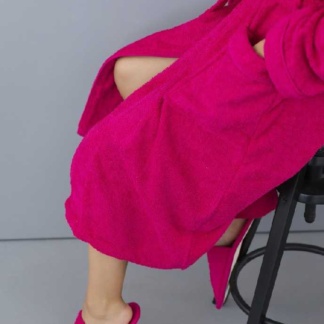 Φούξια Σετ Μπουρνούζι Με Παντόφλες - Palamaiki Pearl Fucshia