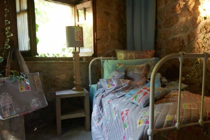 Νεανικό Κουβερλί Βαμβακοσατέν, Γκρι Με Πολύχρωμο Σχέδιο, Ημίδιπλο - Downtown 113