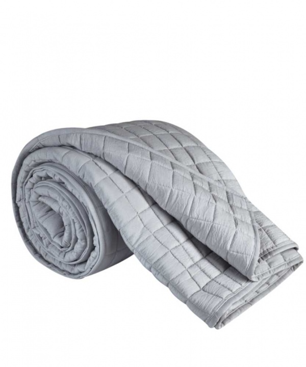 KENTIA Μονό Κουβερλί Καπιτονέ Γκρι - Vegas 2221