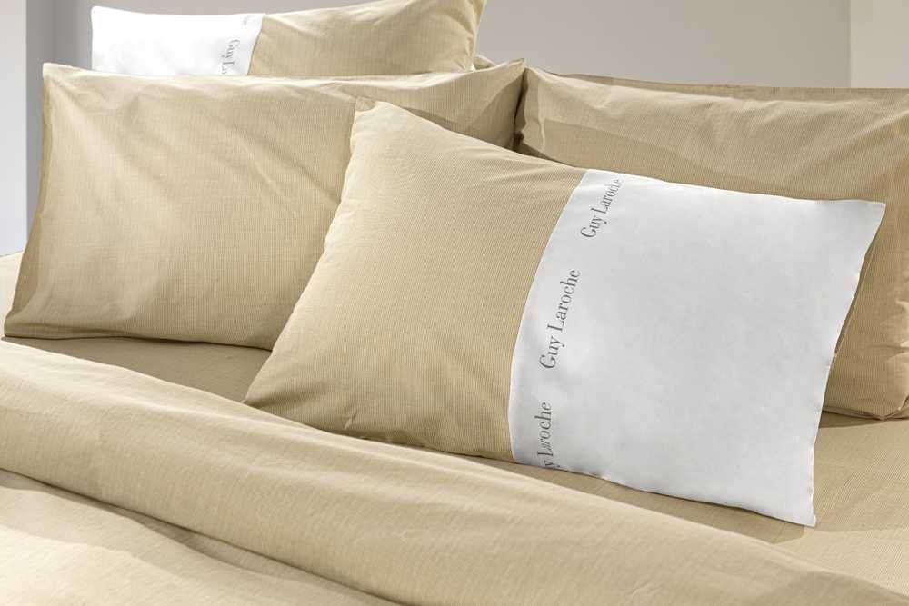 Μπεζ Παπλωματοθήκη Guy Laroche Etoile Natural
