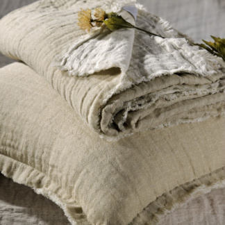 Ριχτάρι Frayed Edges Light Beige - DownTown