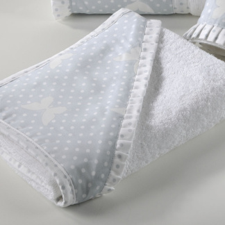 Βρεφική Κάπα Με Πιετάκι 686 Butterdot Grey - DownTown