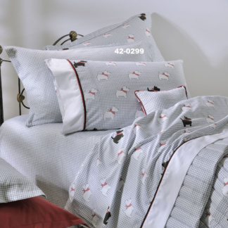 Ζεύγος Μαξιλαροθήκες Oxford 767 Scottish Dog Ταίρι - DownTown