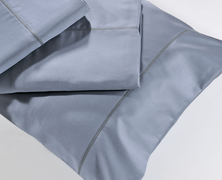 Ζεύγος Μαξιλαροθήκες Oxford 250/7 Grey Metal - DownTown