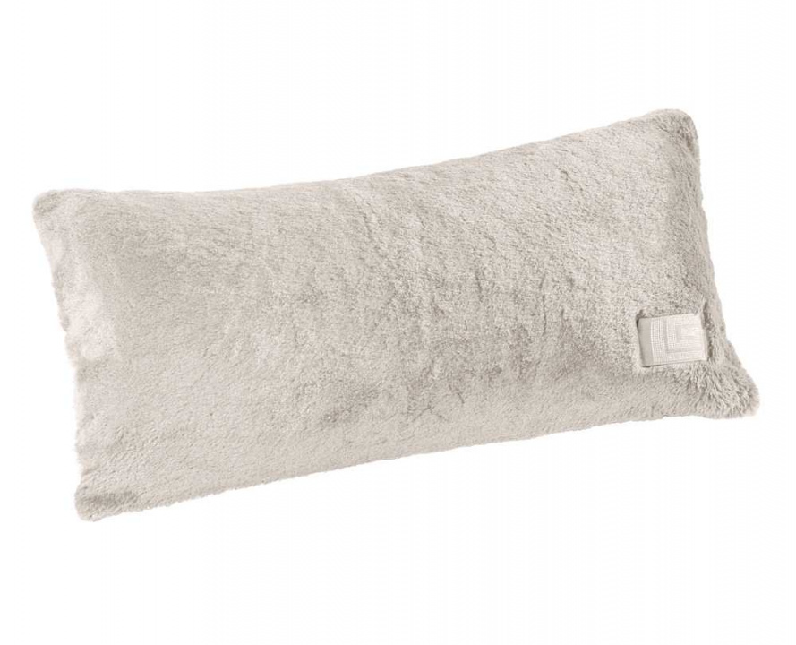 Guy Laroche Διακοσμητική Μαξιλαροθήκη Γούνινη, Μονόχρωμη Σε Ιβουάρ Χρωματισμό, Εξαιρετικά Απαλή, Από Πολυεστερική Γούνα Art Fur Ultra Soft, Μακρόστενη 30 x 60 Εκατοστά - New Crusty Ivory