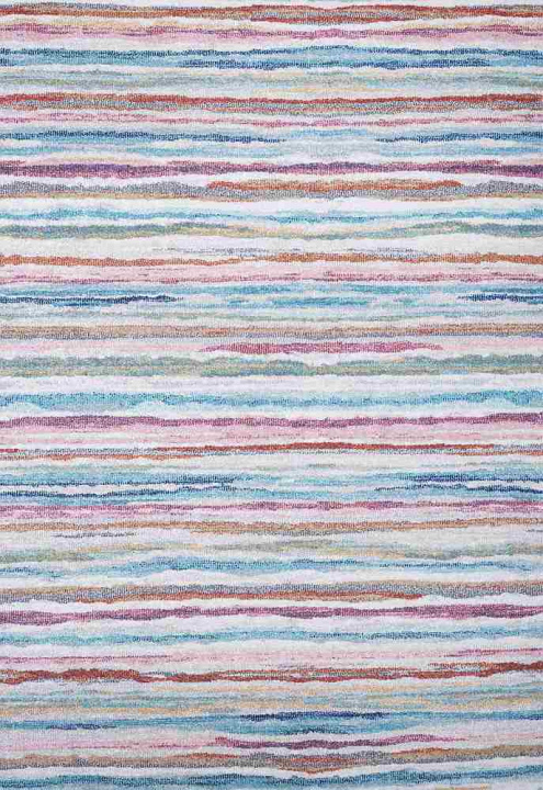 Colore Colori Πολύχρωμο Χαλί Με Μοντέρνο Ριγέ Σχεδιασμό. Με Μαλακό Και Πυκνό Πέλος, Αντιστατικό, Αντιλεκιαστικό, Αντιβακτηριδιακό, Πιστοποιημένο Για Την Ασφάλειά Του - Monza 8071/110