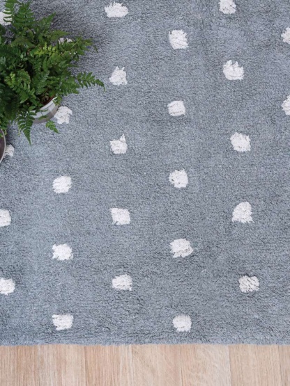 Χαλακι Με Κροσια Home Décor 140X200 DOTTO - GREY