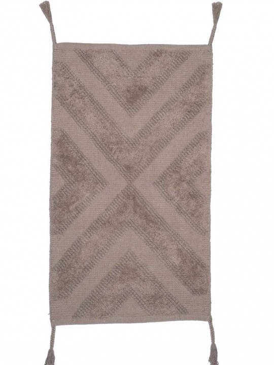 Χαλακι Με Φουντες Home Décor 140X200 ECCENTRIC - MOKA