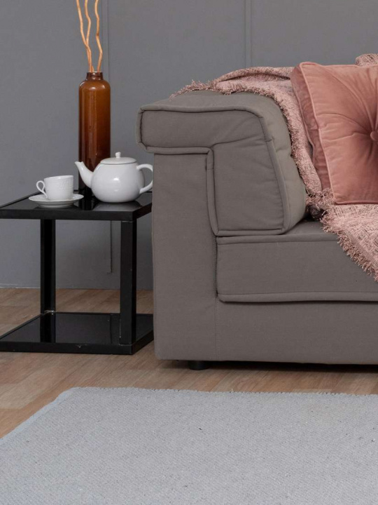 Χαλακι Διπλης Οψης Home Décor 140X200 FACER - GREY