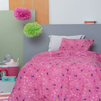 Κουρτινα Με Τρεσα Luminous 170X260 COMET - FUCHSIA