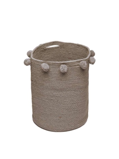 Διακοσμητικο Καλαθι Με Χερουλια Home Décor 30X40 FOUNTAIN - KHAKI