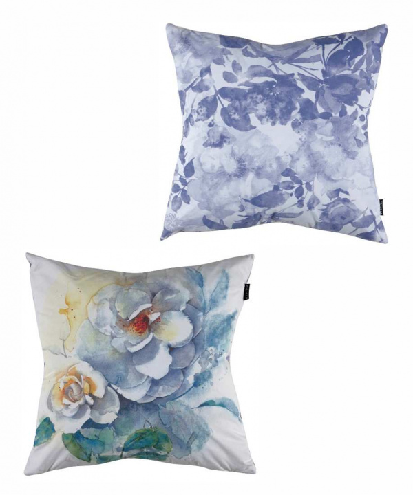 Διακοσμητική Μαξιλαροθήκη S22 02 – Kentia. Δύο όψεων, με διαφορετικό θέμα σε κάθε της όψη, ψηφιακής εκτύπωσης. Είναι κατασκευασμένη από 50% βαμβάκι και 50% πολυέστερ, με πυκνότητα 200 κλωστών.