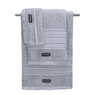 Πετέτες Μπάνιου Guy Laroche, Σετ Τριών Τεμαχίων Κατασκευασμένο Από 100% Βαμβάκι - Sarlin Cielo