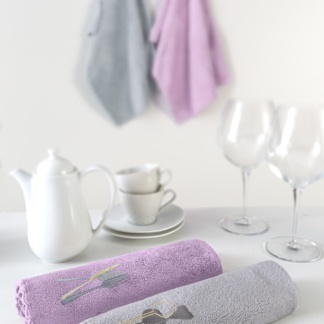 Πετσέτες κουζίνας Gourmet Kitchen 20 – Guy Laroche. Σετ δύο τεμαχίων, σε διαφορετικούς χρωματισμούς, 35 x 50 εκατοστά.