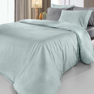 Σεντόνι Easy Iron" με λάστιχο Color Plus Mint 100x200 - Guy Laroche"