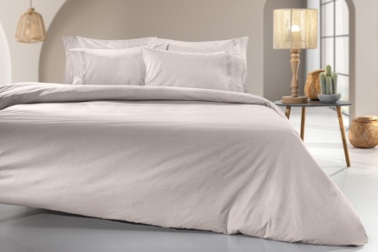 Σεντόνι Easy Iron" με λάστιχο Color Plus Perla 140x200 - Guy Laroche"