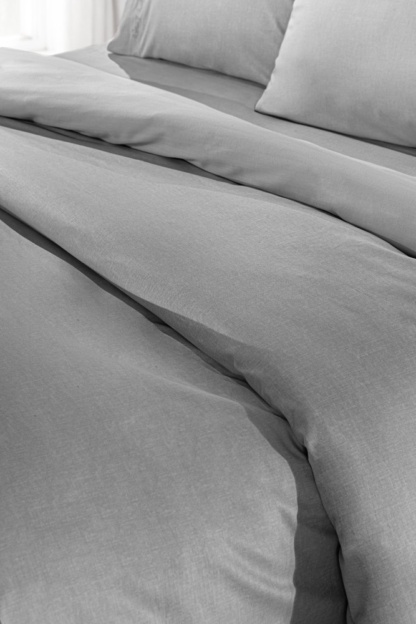 Σεντόνι Easy Iron" με λάστιχο Color Plus Silver 140x200 - Guy Laroche" - Image 3