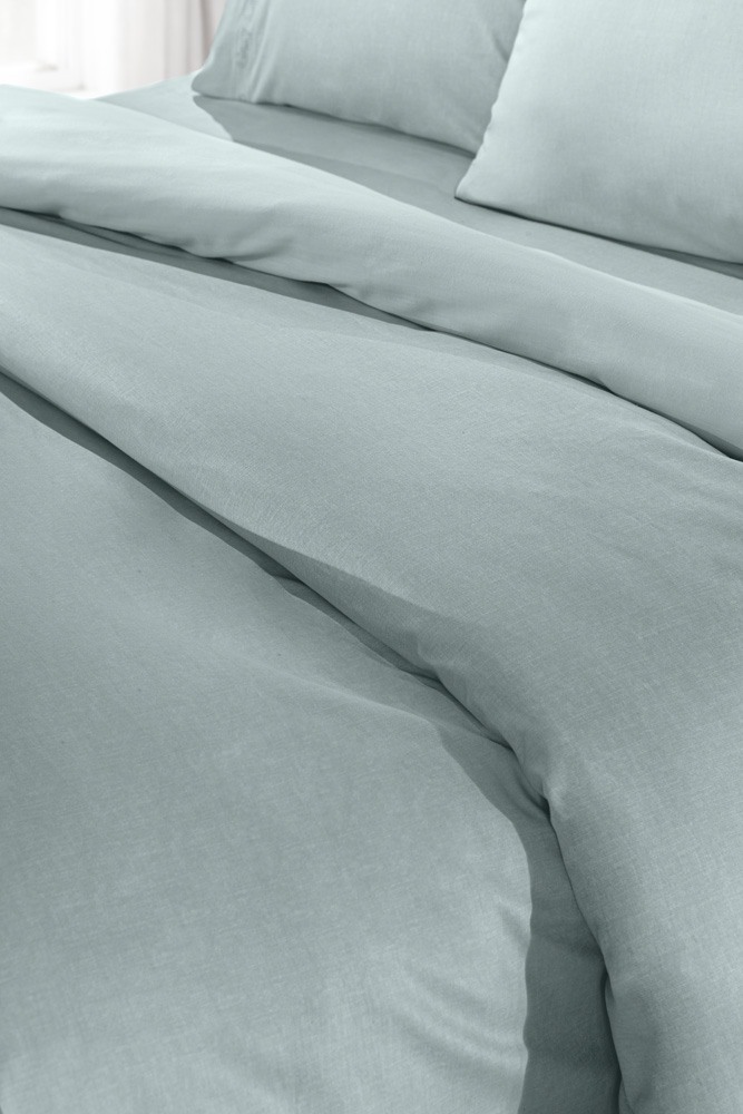 Σεντόνι Easy Iron" με λάστιχο Color Plus Mint 140x200 - Guy Laroche" - Image 3