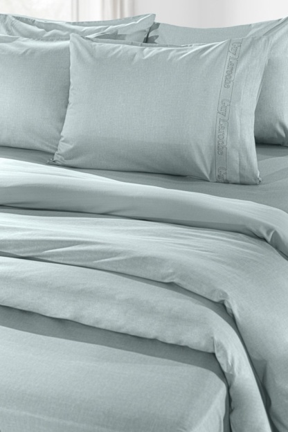 Σεντόνι Easy Iron" με λάστιχο Color Plus Mint 160x200 - Guy Laroche" - Image 2
