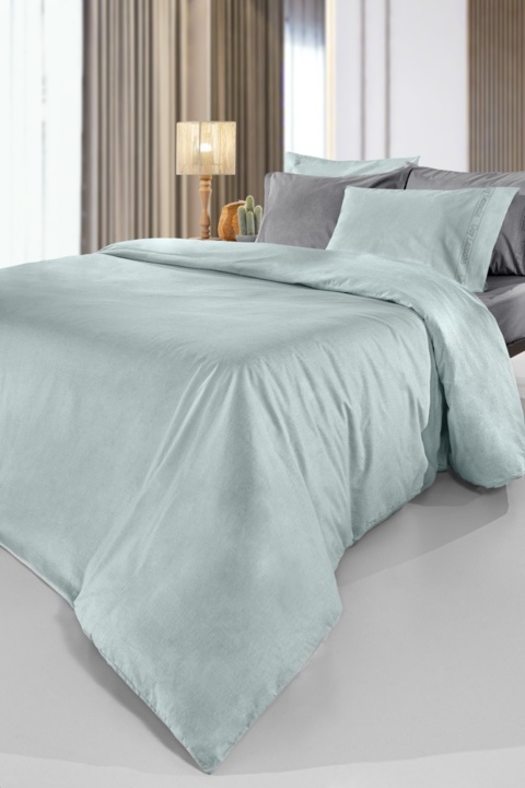 Guy Laroche Σεντόνι King Size Easy Iron, Μονόχρωμο Στο Χρώμα Της Μέντας, Από 100% Βαμβακερό Περκάλι - Guy Laroche Color Plus Mint