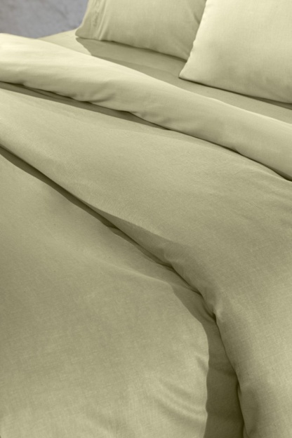 Παπλωματοθήκη Easy Iron" Color Plus Olive 165x225 - Guy Laroche" - Image 3