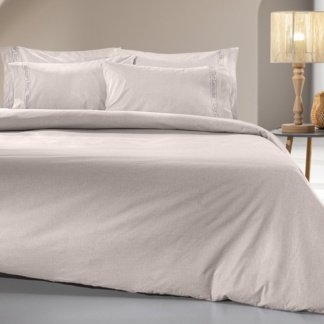 Παπλωματοθήκη king size, Εκρού Μονόχρωμη - Guy Laroche Easy Iron Color Plus Perla