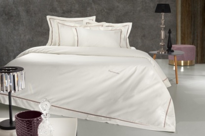 Σετ Παπλωματοθήκη Blend 3τμχ. Amethyst-Ivory 240x250 - Image 2