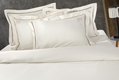 Σετ Παπλωματοθήκη Blend 3τμχ. Amethyst-Ivory 240x250 - Image 3