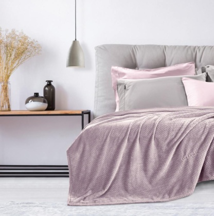 Κουβέρτα Rombus Lilac 220x240