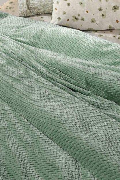 Κουβέρτα Rombus Olive 220x240 - Image 4
